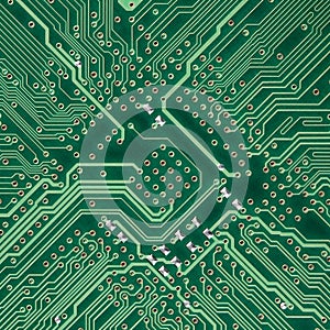 Circuit board electronic square texture