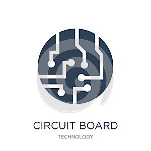 circuit board icon in trendy design style. circuit board icon isolated on white background. circuit board vector icon simple and