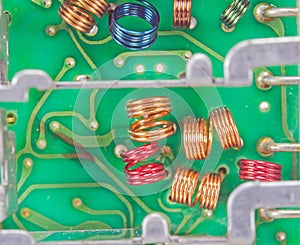 Circuit board macro as background