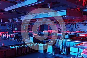 Circuit board or motherboard futuristic server code processing background. Technology background with circuit board or microchip