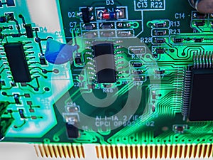 Circuit board of a network card for personal computer