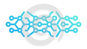 Circuit Board Pattern: Digital Connectivity Design, vector design Generative AI