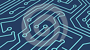Circuit Board Pattern, Digital Technology and Electronic Design, vector design Generative AI