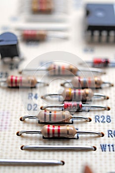 Circuit board resistors