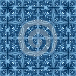 Circuit Board Seamless Pattern, Digital Background. Creative Futuristic Hardware Motherboard illustration. Information Technology