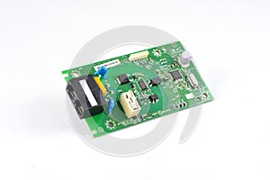 Circuit Board with a set of low-current radio components