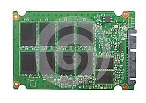 Circuit Board of an SSD photo