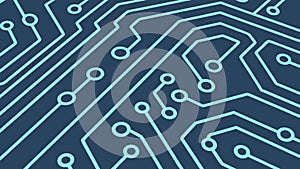 Circuit Board Tech Pattern, Digital Network, Vector Design Generative AI