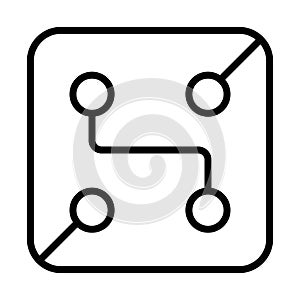 Circuit board, technology vector icon. For your web site design, logo, app, UI. Vector illustration