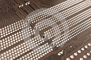 Circuit Board Texture And Pins