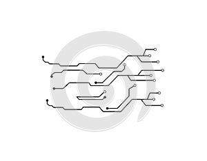 circuit board vector