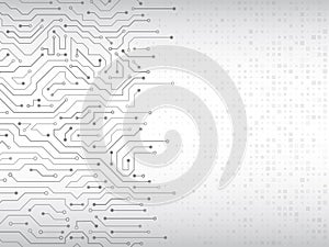 Circuit board vector illustration.