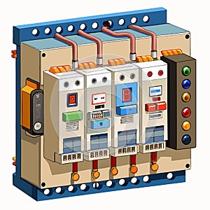 Circuit Breaker Panel Isolated