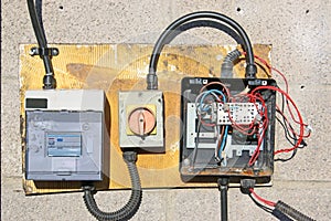 Circuit breaker and trip box