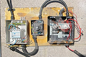 Circuit breaker and trip box