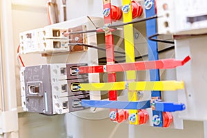 Circuit breakers were installed in the steel