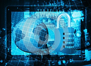 Circuit, code lock, tablet PC and globe