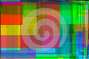 Circuit colorful background