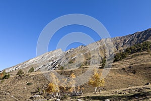 Circuit of the lakes of the mount viso, france