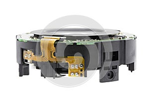 Circuit on ring of camera lens isolated