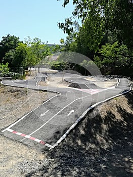 Circuit of road education in the natural landscape of La Floresta