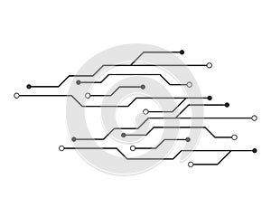 Circuit vector illustration icon design