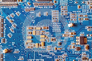circuitboard with resistors
