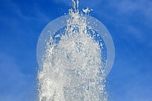 Circuito Magico Del Agua, a series of colorful fountain in Lima, Per