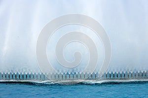 Circuito Magico Del Agua, a series of colorful fountain in Lima, Per