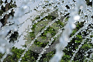 Circuito Magico Del Agua, a series of colorful fountain in Lima, Peru