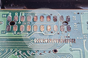 Circuits on the hard disk backplane