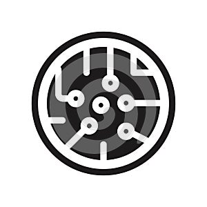 Circuits icon. Trendy Circuits logo concept on white background