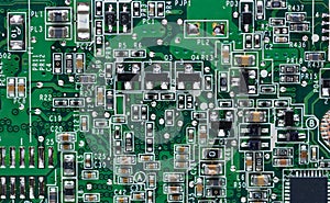 Circuits on laptop motherboard