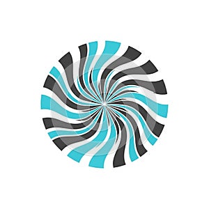 Patterns radiate from the center creating a hypnotic vortex like