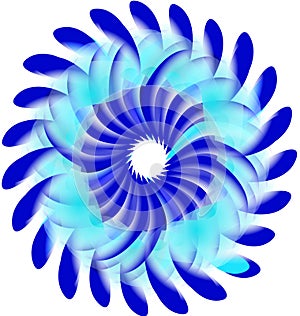 Circular abstraction. Vector illustration. Lorem ipsum