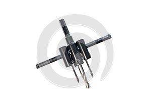 Circular adjustable drill bit. drill for large round holes