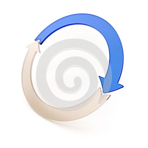 Circular arrows concept