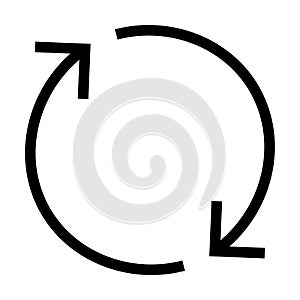 Circular Arrows Representing Continuous Cycle or Process