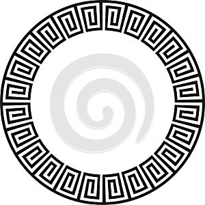 Circular Aztec design