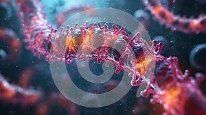 Circular Bacterial Dna E coli Featuring Plasmids and Chromosomal Structure for Genetic Study