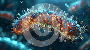 Circular bacterial Dna featuring plasmids and chromosomes