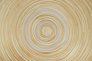 Circular bamboo texture for background