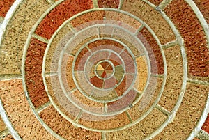 Circular Brick Pattern