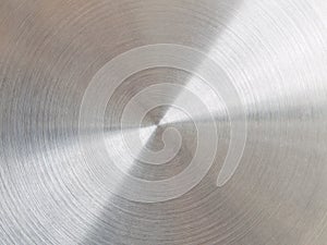 Circular brushed metal