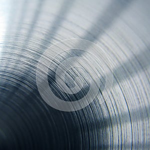 Circular brushed metal texture