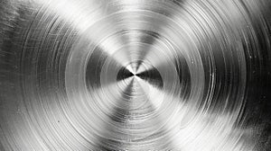 Circular Brushed Metal Texture Reflective Abstract Background