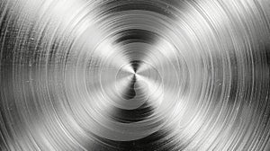 Circular Brushed Metal Texture Reflective Abstract Background