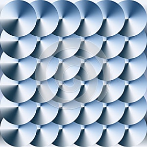 Circular brushed metal vector pattern