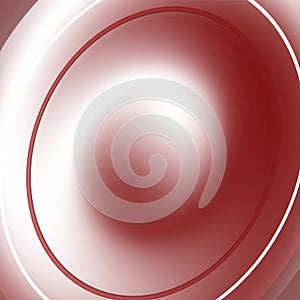 Circular color gradient. Shades of red and white. Unusual minimalistic background. Cover design, banner. EPS vector