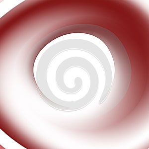 Circular color gradient. Shades of red and white. Unusual minimalistic background. Cover design, banner. EPS vector